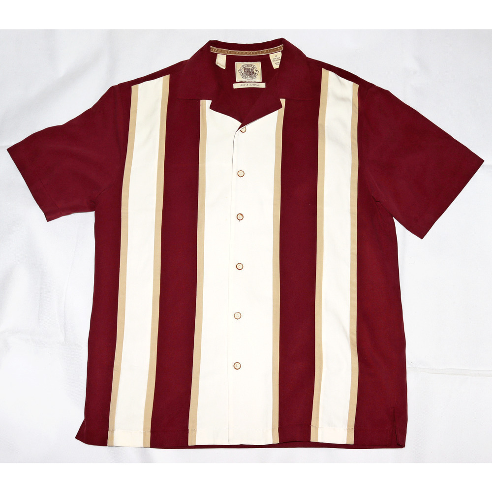 Pusser's West Indies Men's Short Sleeve Button Front Shirt Size Medium‎